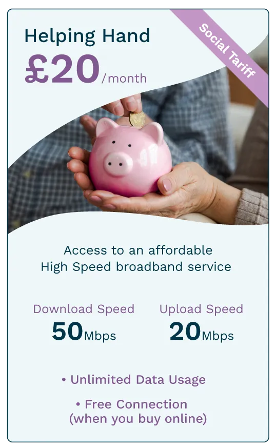 social tariff price card