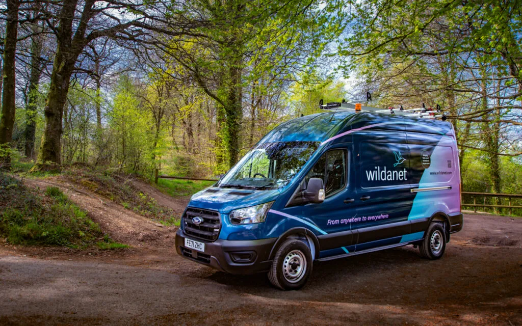 wildanet van in woods