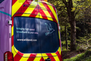 wildanet van in woods